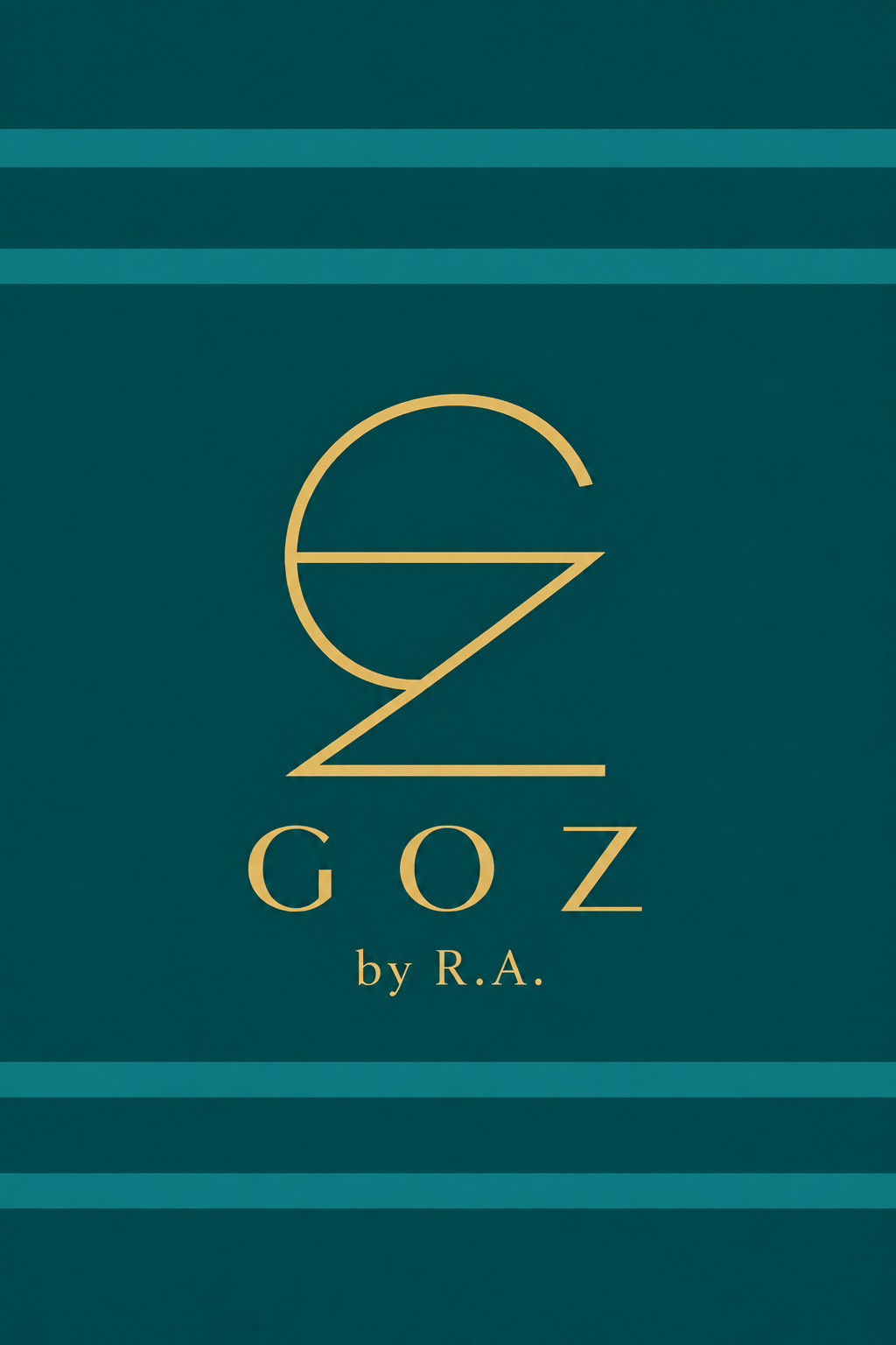 GOZ by R.A. gold monogram